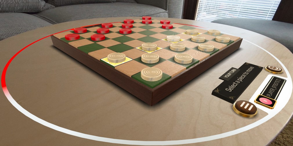 游戏室在最新更新中添加了跳棋